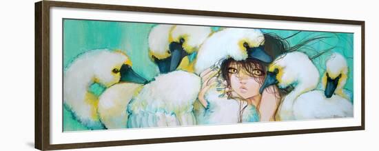 Weeping Swans-Camilla D'Errico-Framed Premium Giclee Print