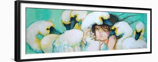 Weeping Swans-Camilla D'Errico-Framed Premium Giclee Print