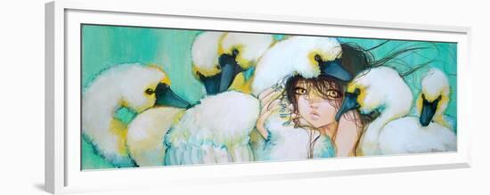 Weeping Swans-Camilla D'Errico-Framed Premium Giclee Print