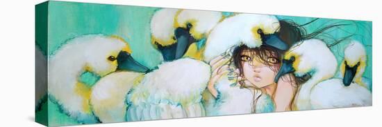 Weeping Swans-Camilla D'Errico-Stretched Canvas