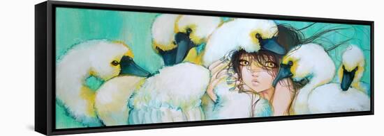 Weeping Swans-Camilla D'Errico-Framed Stretched Canvas