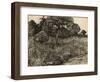 Weeping Tree, 1889-Vincent van Gogh-Framed Premium Giclee Print