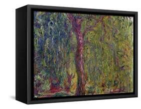 Weeping Willow, 1918-19-Claude Monet-Framed Stretched Canvas