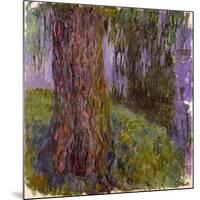 Weeping Willow and the Waterlily Pond, 1916-19-Claude Monet-Mounted Giclee Print