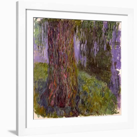 Weeping Willow and the Waterlily Pond, 1916-19-Claude Monet-Framed Giclee Print