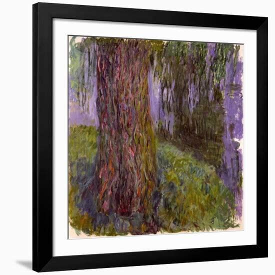 Weeping Willow and the Waterlily Pond, 1916-19-Claude Monet-Framed Giclee Print