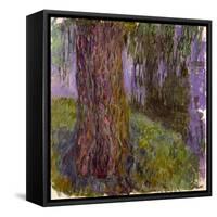Weeping Willow and the Waterlily Pond, 1916-19-Claude Monet-Framed Stretched Canvas