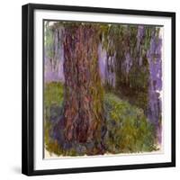 Weeping Willow and the Waterlily Pond, 1916-19-Claude Monet-Framed Giclee Print