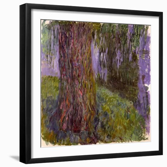 Weeping Willow and the Waterlily Pond, 1916-19-Claude Monet-Framed Giclee Print