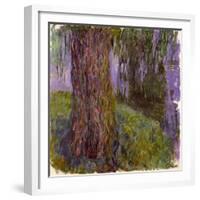 Weeping Willow and the Waterlily Pond, 1916-19-Claude Monet-Framed Giclee Print