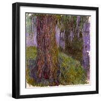 Weeping Willow and the Waterlily Pond, 1916-19-Claude Monet-Framed Giclee Print