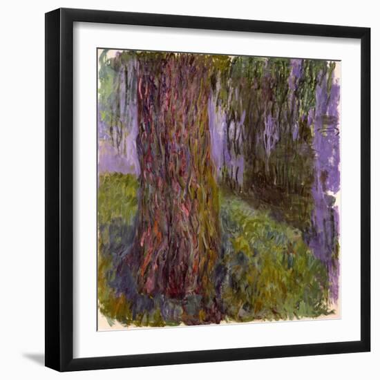 Weeping Willow and the Waterlily Pond, 1916-19-Claude Monet-Framed Giclee Print