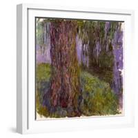 Weeping Willow and the Waterlily Pond, 1916-19-Claude Monet-Framed Giclee Print