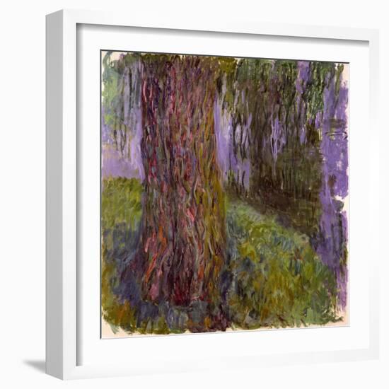 Weeping Willow and the Waterlily Pond, 1916-19-Claude Monet-Framed Giclee Print