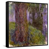 Weeping Willow and the Waterlily Pond, 1916-19-Claude Monet-Framed Stretched Canvas