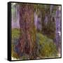 Weeping Willow and the Waterlily Pond, 1916-19-Claude Monet-Framed Stretched Canvas