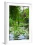 Weeping Willow and Waterlilies, Monet's Garden, Giverny, Normandy, France, Europe-James Strachan-Framed Photographic Print