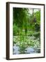 Weeping Willow and Waterlilies, Monet's Garden, Giverny, Normandy, France, Europe-James Strachan-Framed Photographic Print