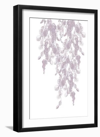 Weeping Willow Mauve Splash 1-Urban Epiphany-Framed Art Print