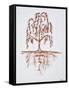 Weeping willow with heart and soul-Richard Lawrence-Framed Stretched Canvas