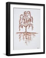 Weeping willow with heart and soul-Richard Lawrence-Framed Photographic Print