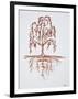 Weeping willow with heart and soul-Richard Lawrence-Framed Photographic Print
