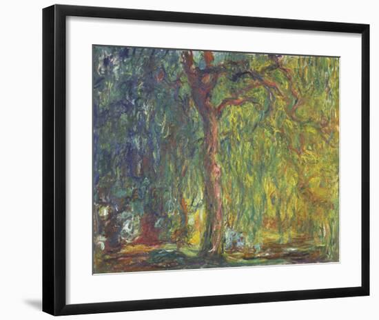 Weeping Willow-Claude Monet-Framed Premium Giclee Print