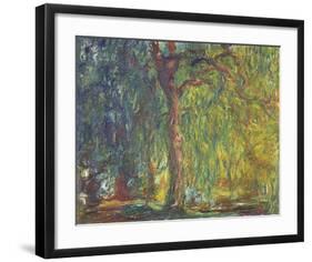 Weeping Willow-Claude Monet-Framed Premium Giclee Print