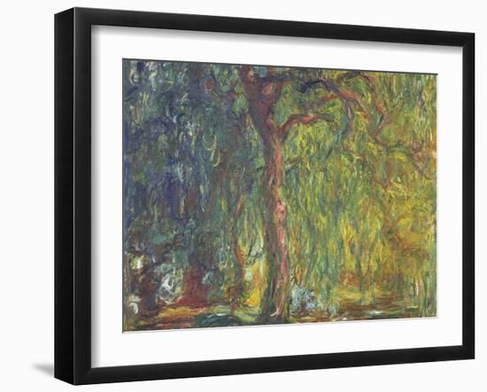 Weeping Willow-Claude Monet-Framed Giclee Print