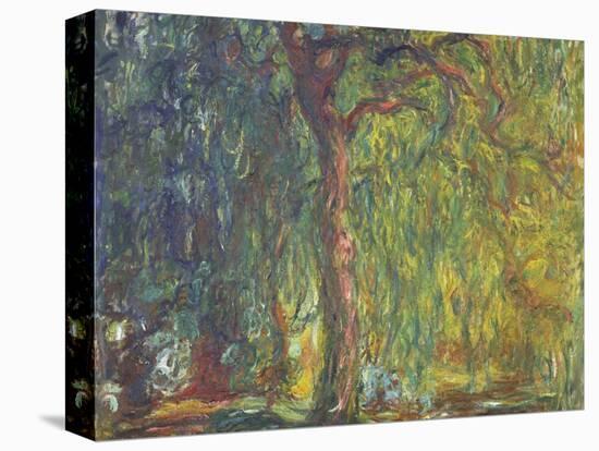 Weeping Willow-Claude Monet-Stretched Canvas