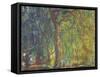 Weeping Willow-Claude Monet-Framed Stretched Canvas