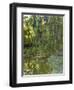 Weeping Willows, the Waterlily Pond at Giverny, C.1918-Claude Monet-Framed Giclee Print