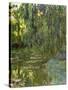 Weeping Willows, the Waterlily Pond at Giverny, C.1918-Claude Monet-Stretched Canvas