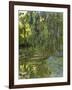 Weeping Willows, the Waterlily Pond at Giverny, C.1918-Claude Monet-Framed Giclee Print