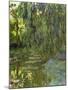 Weeping Willows, the Waterlily Pond at Giverny, C.1918-Claude Monet-Mounted Giclee Print
