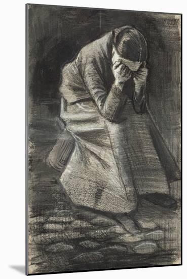 Weeping Woman, 1883-Vincent van Gogh-Mounted Giclee Print