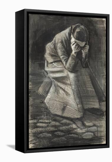 Weeping Woman, 1883-Vincent van Gogh-Framed Stretched Canvas