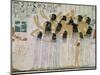 Weeping Women in a Funeral Procession, from the Tomb-Chapel of Ramose Vizier and Governor of Thebes-null-Mounted Giclee Print
