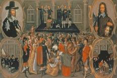 An Eyewitness Representation of the Execution of King Charles I (1600-49) of England, 1649-Weesop-Framed Stretched Canvas