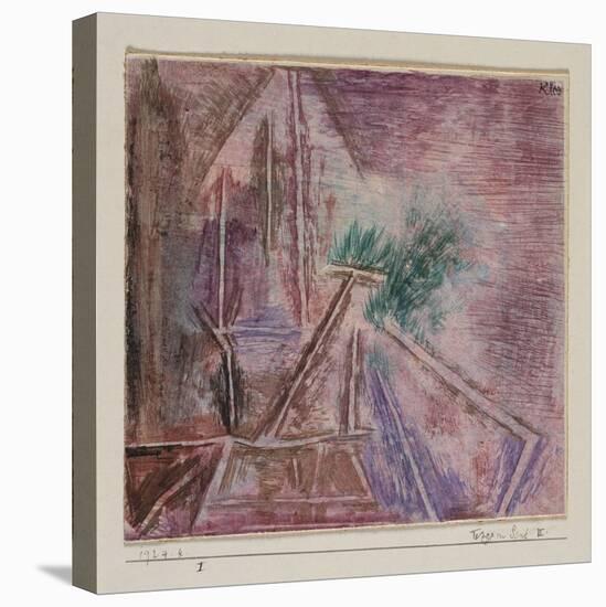 Wege Im Sand Ii, 1924-Paul Klee-Stretched Canvas