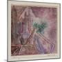 Wege Im Sand Ii, 1924-Paul Klee-Mounted Giclee Print