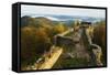 Wegelnburg Castle, Palatinate Forest, Rhineland-Palatinate, Germany, Europe-Jochen Schlenker-Framed Stretched Canvas