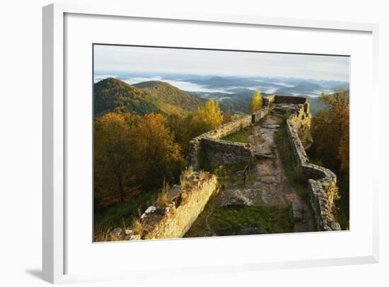 Wegelnburg Castle, Palatinate Forest, Rhineland-Palatinate, Germany, Europe-Jochen Schlenker-Framed Photographic Print