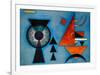 Weiches Hart-Wassily Kandinsky-Framed Art Print