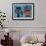 Weiches Hart-Wassily Kandinsky-Framed Art Print displayed on a wall