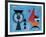 Weiches Hart-Wassily Kandinsky-Framed Art Print