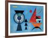 Weiches Hart-Wassily Kandinsky-Framed Art Print