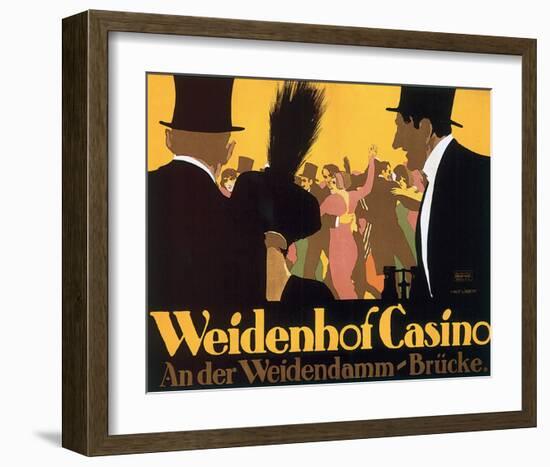 Weidenhof Casino-Ernst Lubbert-Framed Art Print