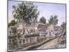 Weigh Locks On Penn Canal-Stanton Manolakas-Mounted Giclee Print