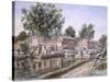 Weigh Locks On Penn Canal-Stanton Manolakas-Stretched Canvas